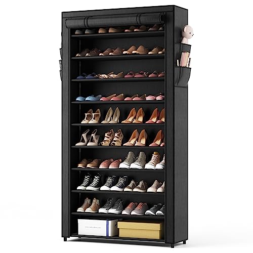 Step Up Your Organization Game: The Ultimate Review of the ROJASOP 10 Tier Shoe Rack!