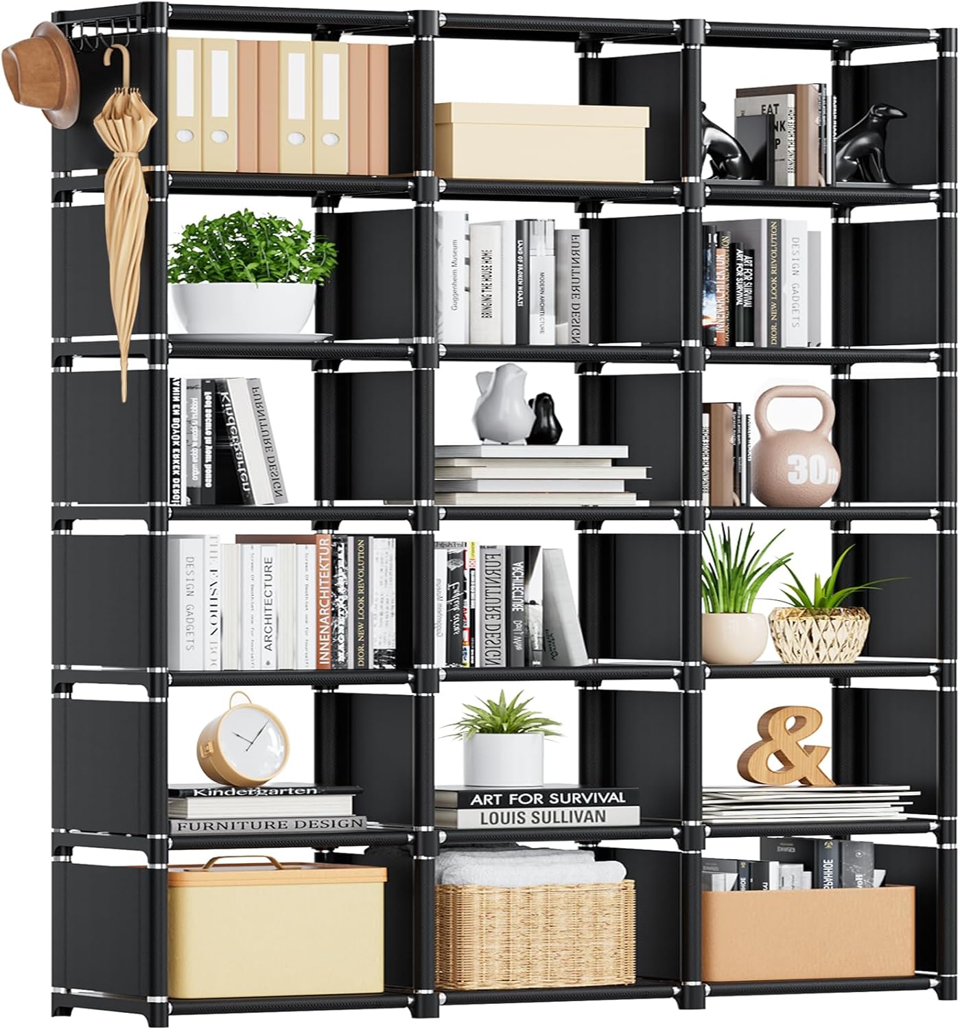 Transform Your Space: Mavivegue 18-Cube Bookcase Review & Recommendations
